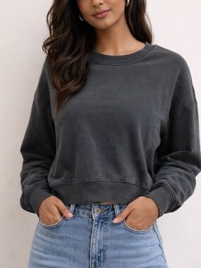 Z Supply Charcoal Gray Sweatshirt